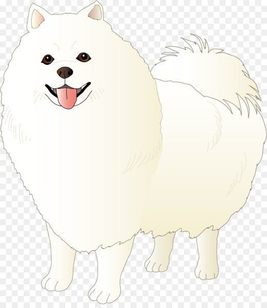 Трафарет самоеда