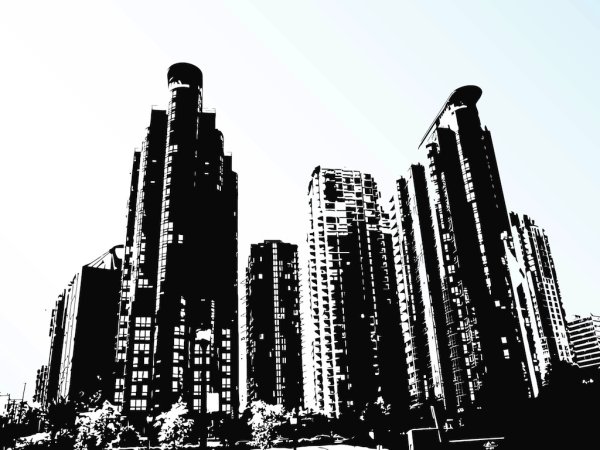 Силуэт города