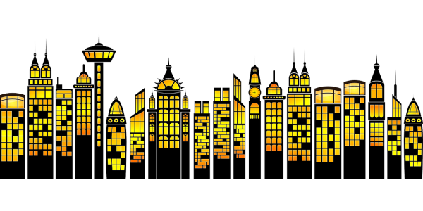 Мультяшные небоскребы