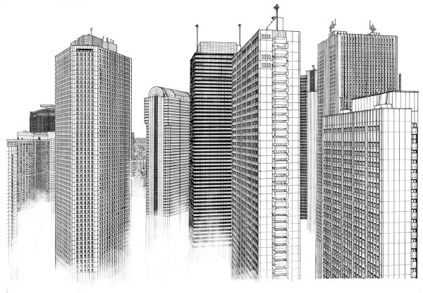 Небоскреб набросок