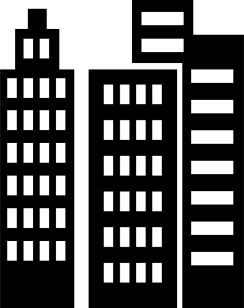 Многоэтажный дом пиктограмма