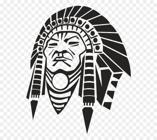 Вождь индейцев вектор