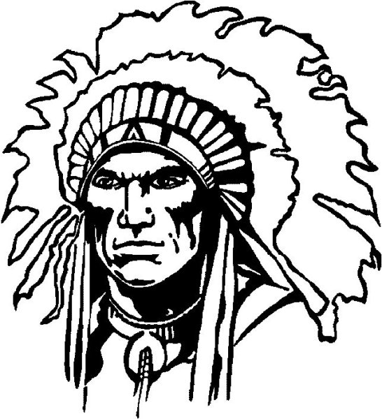 Индеец карандашом