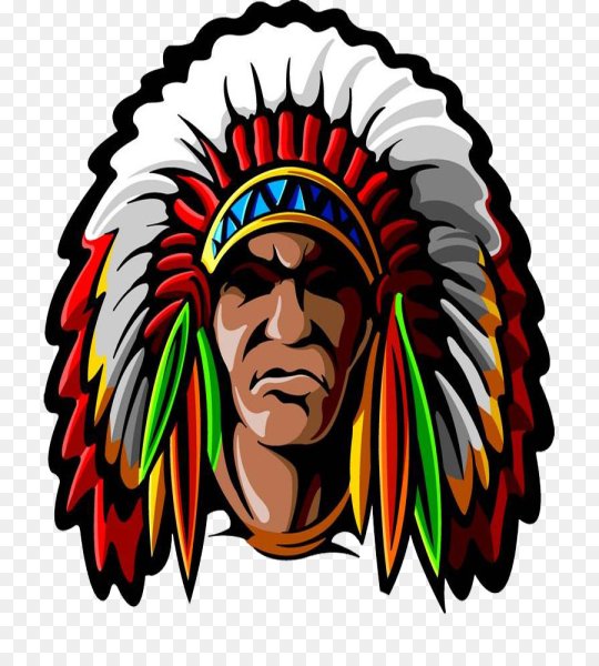 Вождь индейцев вектор