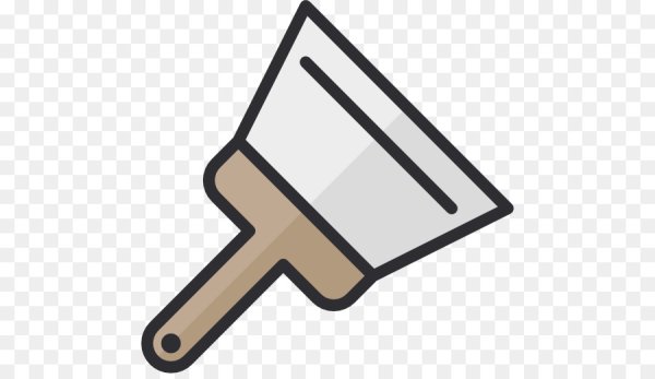 Шпатель строительный иконка