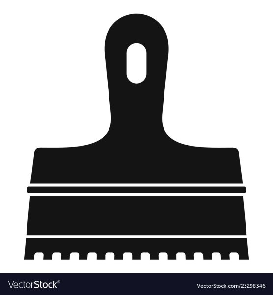 Шпатель строительный вектор