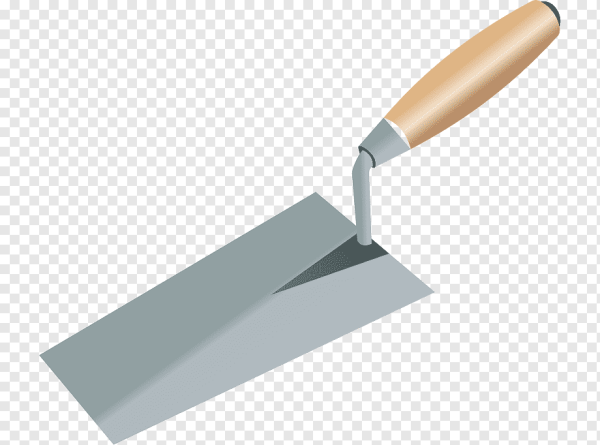Шпатель на прозрачном фоне