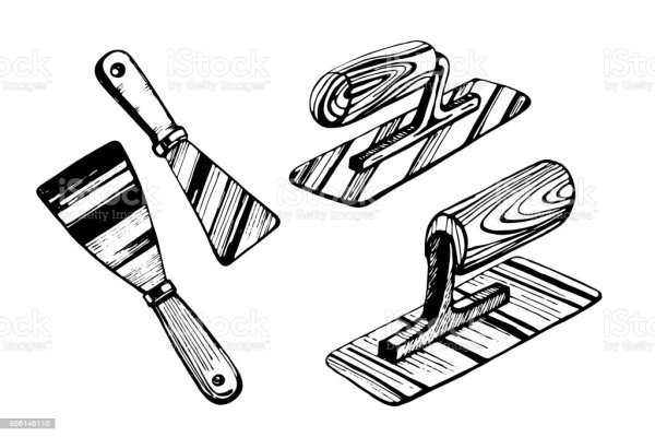 Эскиз мастерка для штукатурки