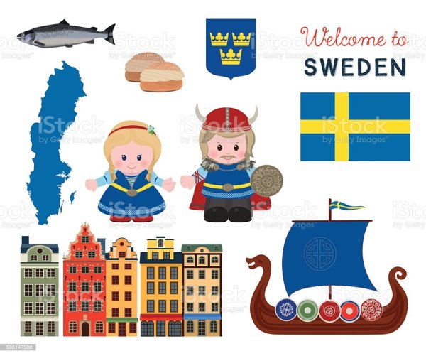 Шведские символы для детей