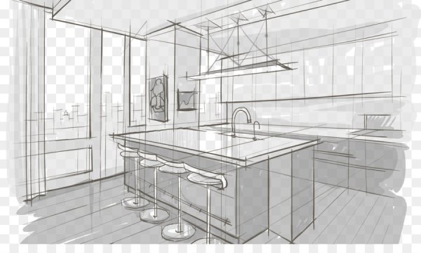 Кухня набросок