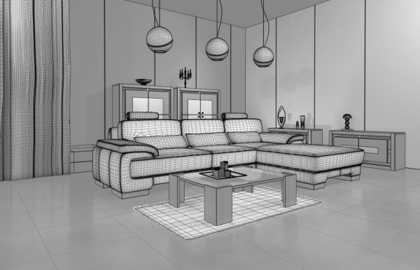 Трехмерная Графика в интерьере