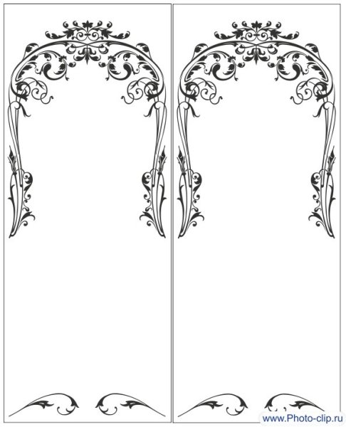 Рамка в индийском стиле