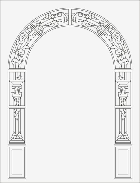 Резные арки