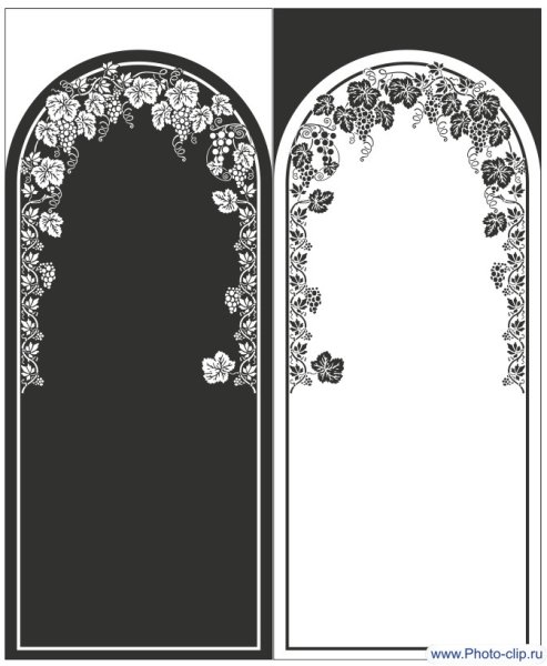 Арка трафарет