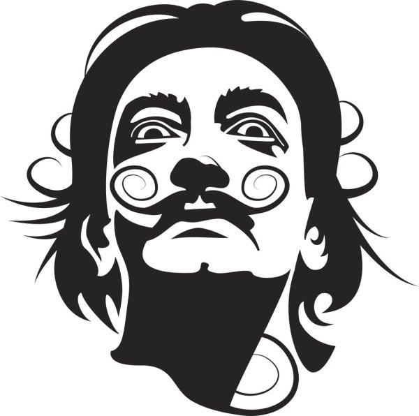 Salvador Dali vector