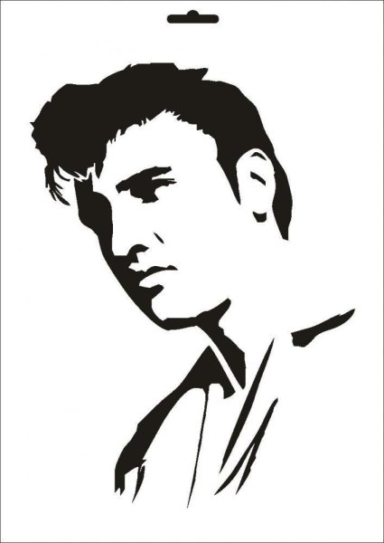 Силуэт Элвиса Пресли