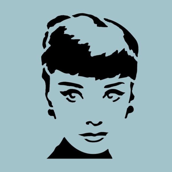 Одри Хепберн силуэт