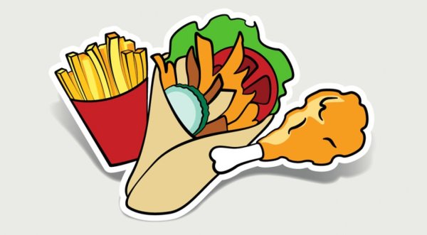 Векторная шаурма