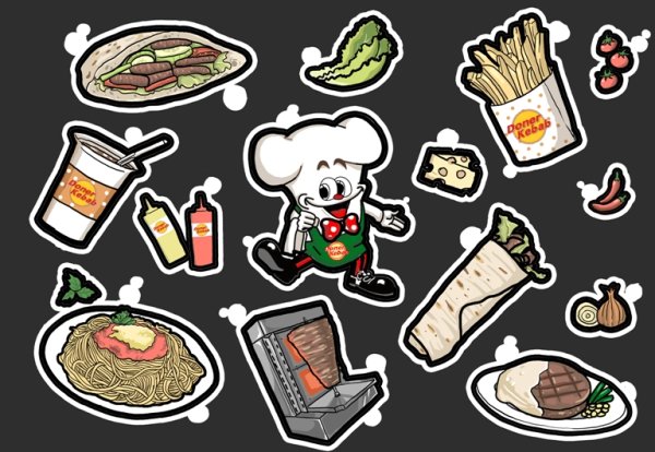 Векторная шаурма