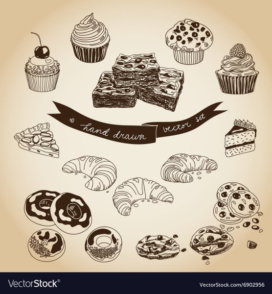 Турецкая выпечка вектор