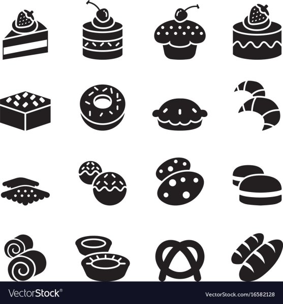 Пиктограмма кондитерские изделия