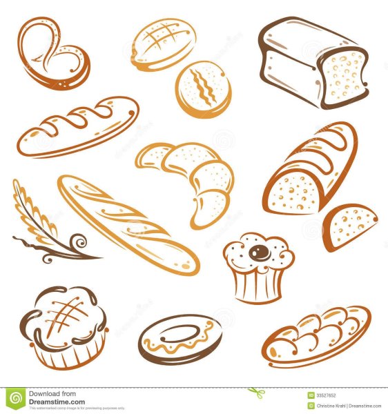 Выпечка силуэт