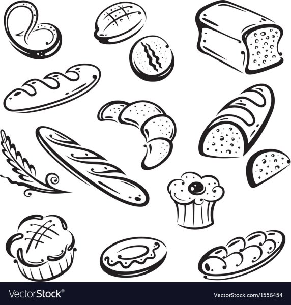 Хлебобулочные изделия контур