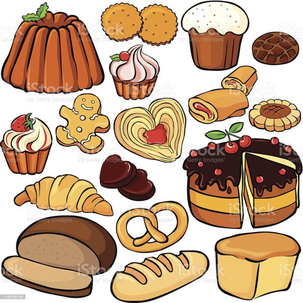 Кондитерские изделия рисования