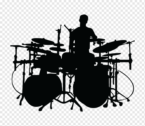 Силуэт барабанщика
