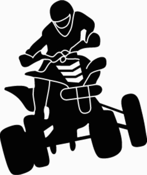 Квадроцикл силуэт