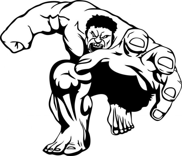 Наклейки Халк