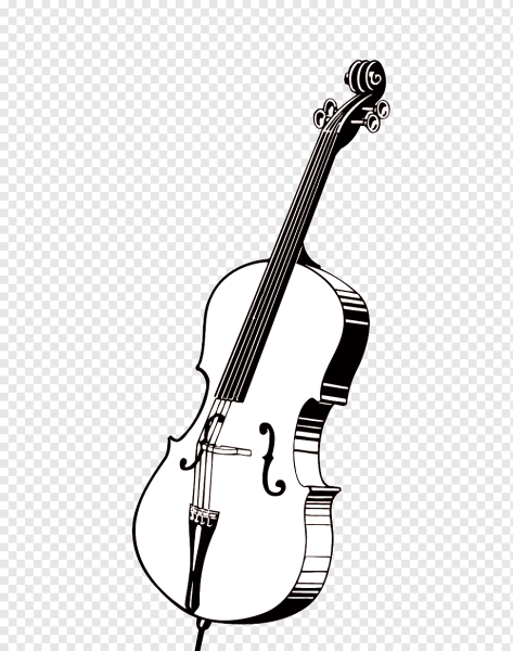 Музыкальные инструменты чб