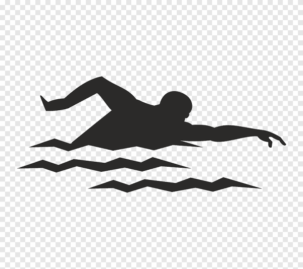 Пловец силуэт