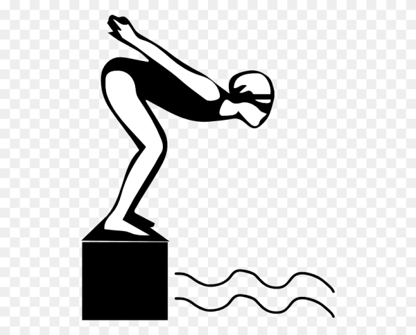 Пловец вектор