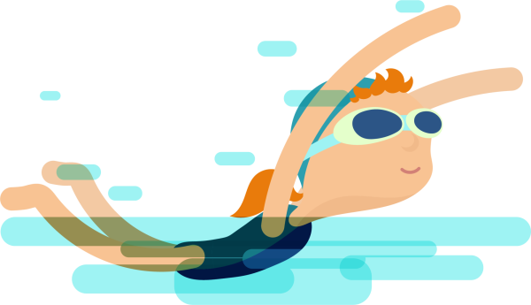 Плавание без фона