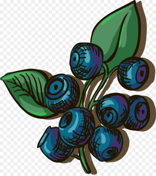 Голубика стилизация