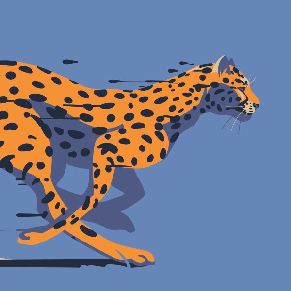 Стилизованные леопарды
