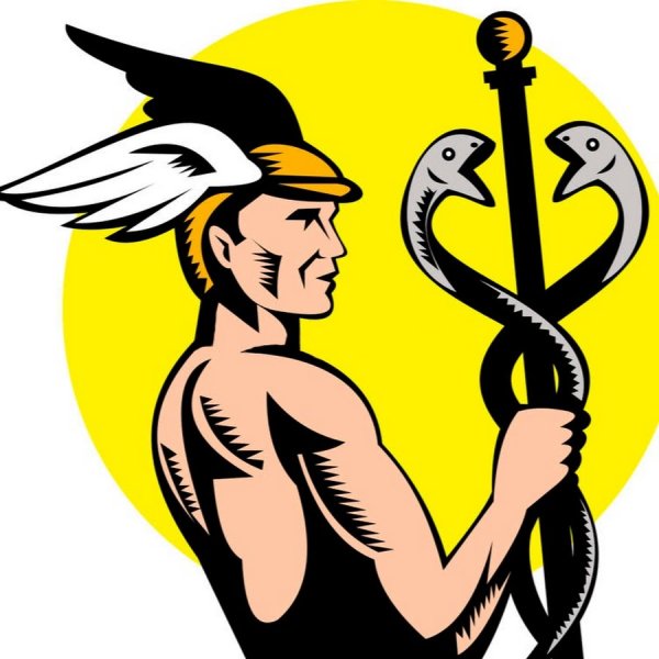 Бог Гермес вектор