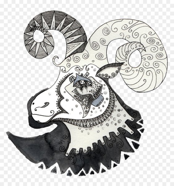 Козерог абстракция