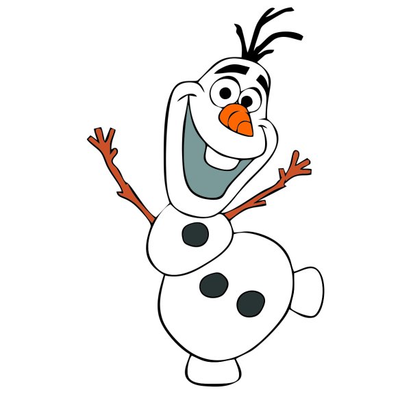 Олаф мультяшный