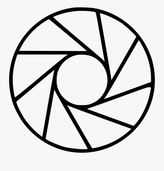 Диафрагма в фотоаппарате иконка