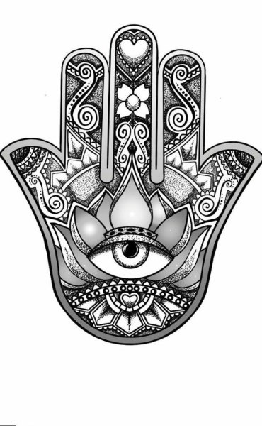 Ладонь Фатимы вектор