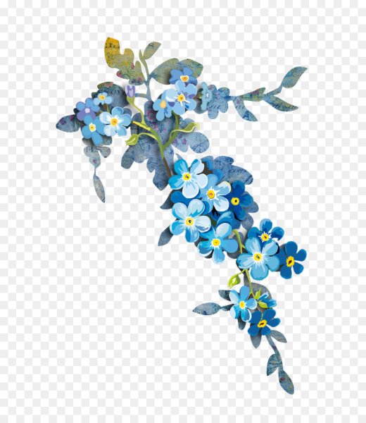 Веточка незабудки