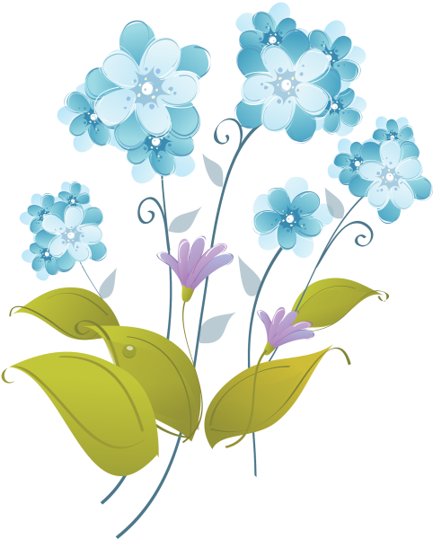 Весенние цветы мультяшные