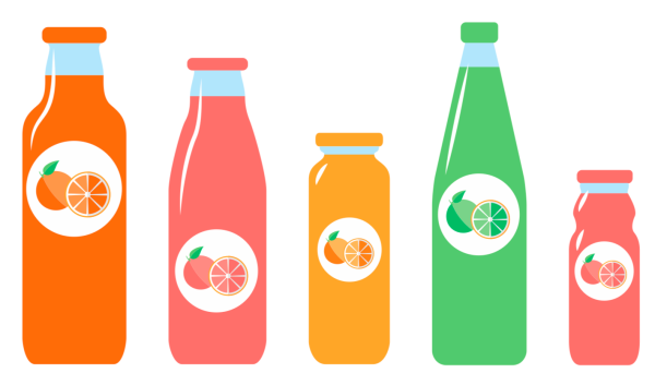 Напитки соки вектор