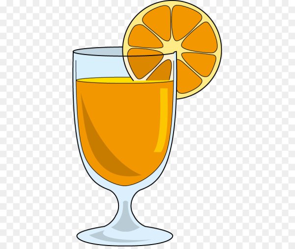 Апельсиновый сок мультяшный