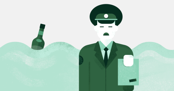 Таможенник нарисованный