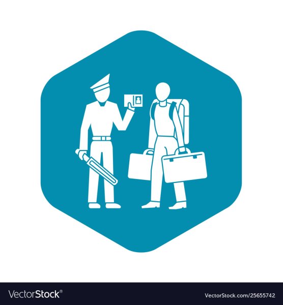 Таможня Векторная иллюстрация