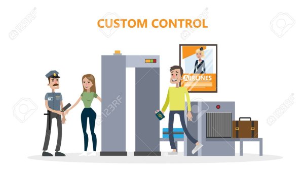 Геральдика таможни вектор