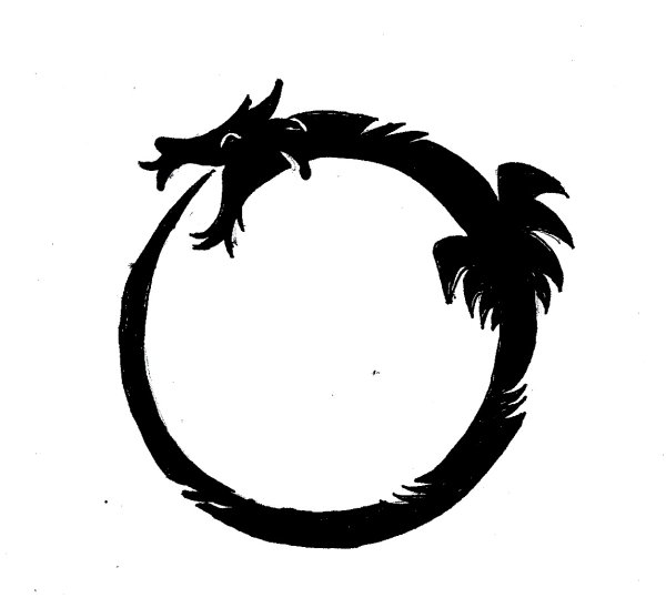 Уроборос символ дракон